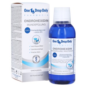 Abbildung: ONE DROP Only Pharmacia Ondrohexidin Mun, 250 ml