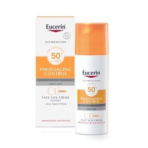Abbildung: Eucerin Photoaging Control Face Sun CC Creme getönt LSF 50+ hell, 50 ml
