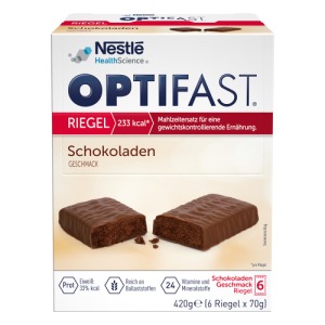 Abbildung: OPTIFAST Riegel Schokolade, 6 x 70 g