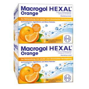 Abbildung: Macrogol Hexal Orange, 100 St.