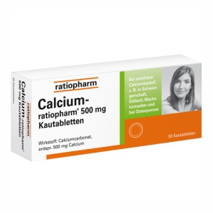 Abbildung: Calcium ratiopharm 500mg, 100 St.
