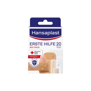 Abbildung: Hansaplast Erste Hilfe Pflaster Mix, 20 St.