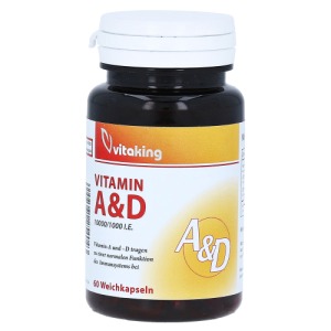 Abbildung: Vitamin A & D 10.000/1.000 I.E. Kapseln, 60 St.