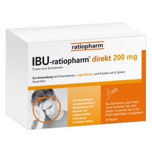 Abbildung: IBU ratiopharm direkt 200 mg, 20 St.