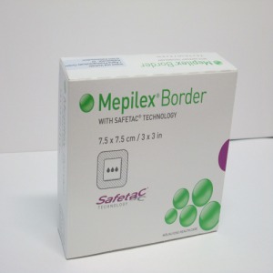 Mepilex Border Schaumverband 7,5x7,5 cm 10 St