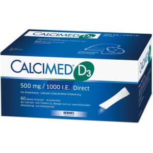 Calcimed D3 500 mg/1000 I.E. Direct Gran 60 St