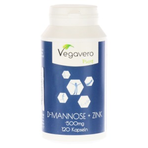 Abbildung: Vegavero PURE D-mannose+zink 500 mg Kaps, 120 St.