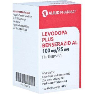 Abbildung: Levodopa plus Benserazid AL 100 mg/25 mg, 100 St.