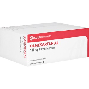 Abbildung: Olmesartan AL 10 mg Filmtabletten, 98 St.