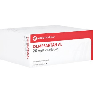 Abbildung: Olmesartan AL 20 mg Filmtabletten, 98 St.