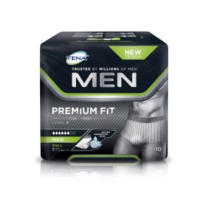 Abbildung: TENA MEN Level 4 Premium Fit Protective Underwear - Größe L, 10 St.