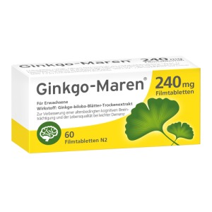 Abbildung: Ginkgo-Maren 240 mg, 60 St.