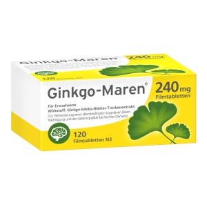 Abbildung: Ginkgo-Maren 240 mg, 120 St.