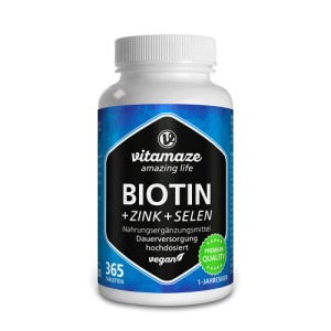 Abbildung: Biotin 10 mg hochdosiert+Zink+Selen, 365 St.