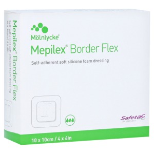 Abbildung: Mepilex Border Flex Schaumverb.haft.10x1, 10 St.