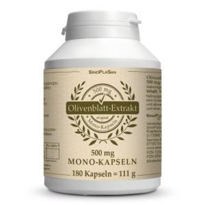 Abbildung: Olivenblatt-extrakt 500 mg Mono-Kapseln, 180 St.