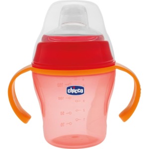 Chicco Trinklernflasche 200 ml 6 M+ rot 1 St