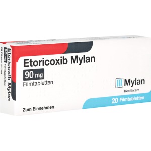 Abbildung: Etoricoxib Mylan 90 mg Filmtabletten, 20 St.