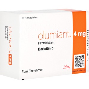 Abbildung: Olumiant 4 mg Filmtabletten, 98 St.