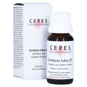 Abbildung: Ceres Gentiana Lutea Urtinktur, 20 ml