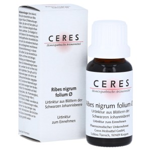 Abbildung: Ceres Ribes Nigrum folium Urtinktur, 20 ml