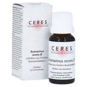 Abbildung: Ceres Rosmarinus Recens Urtinktur, 20 ml