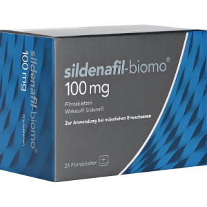 Abbildung: Sildenafil-biomo 100 mg Filmtabletten, 24 St.