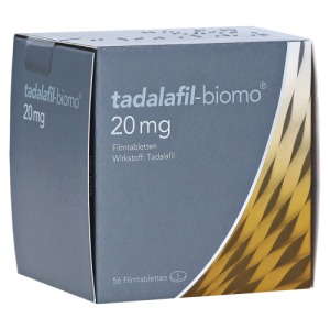 Abbildung: Tadalafil-biomo 20 mg Filmtabletten, 56 St.