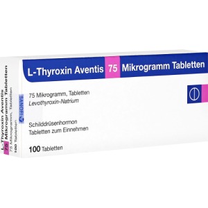 Abbildung: L-thyroxin Aventis 75 µg Tabletten, 100 St.