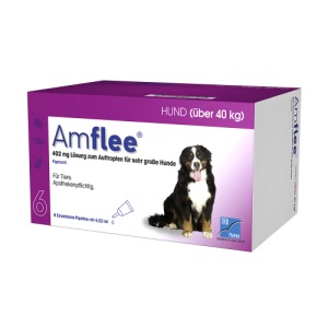 Abbildung: Amflee 402 mg Spot-on Lsg.f.sehr gr.Hunde 40-60kg 6 St, 6 St.