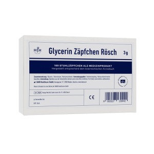 Abbildung: Glycerin Zäpfchen Rösch 3g, 100 St.