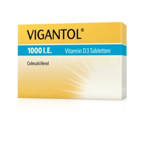 Abbildung: VIGANTOL 1000 I.E. Vitamin D3 Tabletten, 100 St.