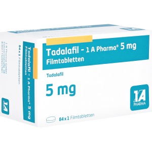 Tadalafil-1a Pharma 5 mg Filmtabletten, 28 St.