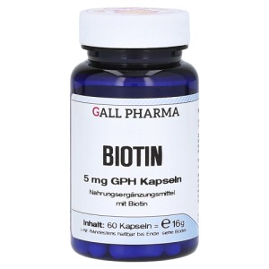 Abbildung: Biotin 5 mg GPH Kapseln, 60 St.