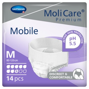 Abbildung: Molicare Premium Mobile 8 Tropfen Gr.M, 14 St.