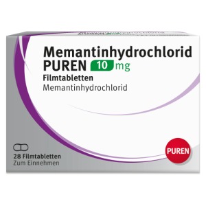 MEMANTINHYDROCHLORID PUREN 10 mg Filmtabletten 28 St