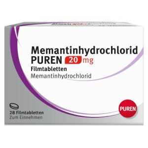 MEMANTINHYDROCHLORID PUREN 20 mg Filmtabletten 28 St