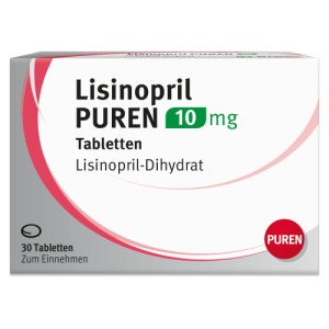 Lisinopril Puren 10 mg Tabletten 30 St
