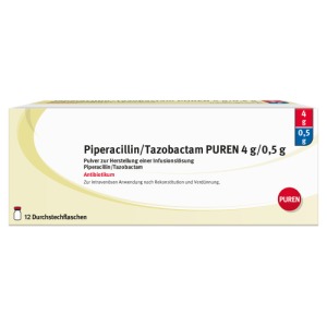 PIPERACILLIN/Tazobactam PUREN 4g/0,5g P.z.H.Inf.L. 12 St