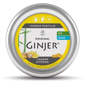 Abbildung: Ingwer Ginjer Pastillen Bio Zitrone, 40 g