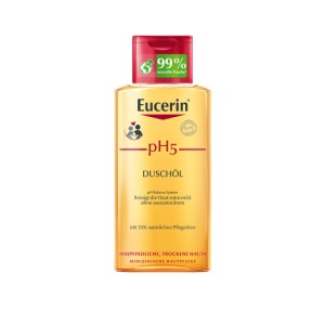 Abbildung: Eucerin pH5 Duschöl 200ml – Rückfettende Reinigung, 200 ml