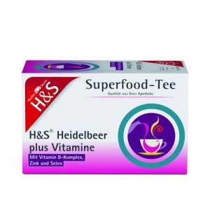 Abbildung: H&S Heidelbeer plus Vitamine, 20 x 2,5 g