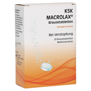 Abbildung: KSK Macrolax Macrogol Brausetabletten 5, 20 St.