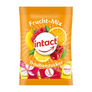 Intact Traubenzucker Beutel Frucht-Mix 100 g