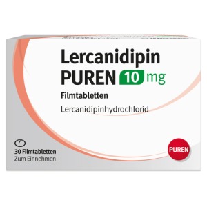 Lercanidipin Puren 10 mg Filmtabletten 30 St