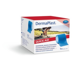 Abbildung: DermaPlast Quick Aid 6cmx2m blau, 1 St.