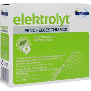 Humana Elektrolyt Fenchel Pulver Faltsch 75 g