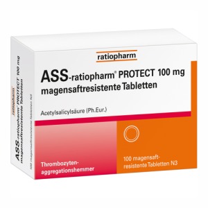 Abbildung: ASS-ratiopharm Protect, 100 St.
