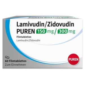 LAMIVUDIN/Zidovudin PUREN 150 mg/300 mg Filmtabl. 60 St