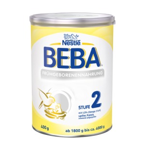 Abbildung: Nestlé BEBA Frühgeborenennahrung 2, 400 g